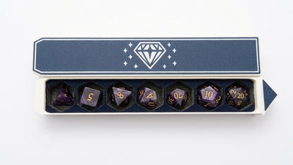 Amethyst 7 Dice set