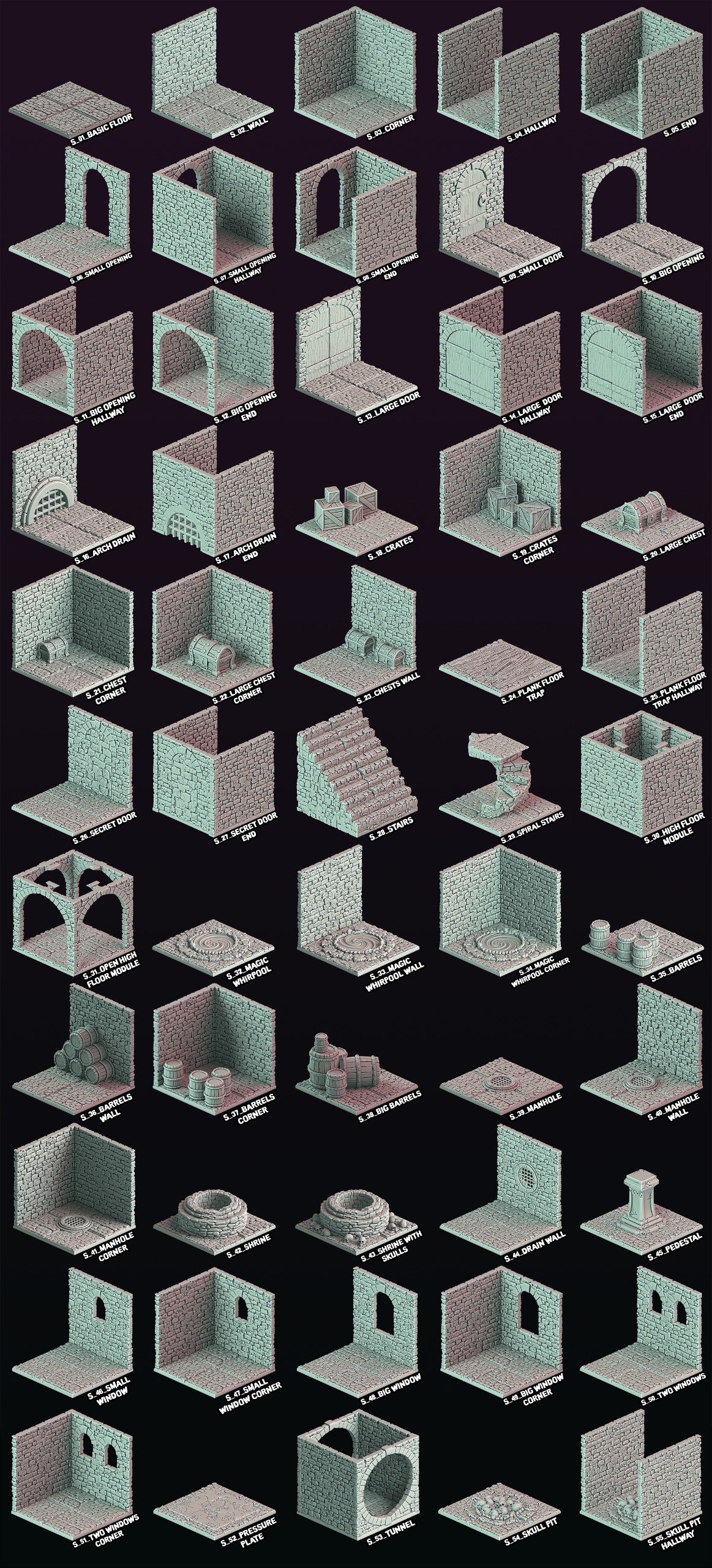 Modular Tiles - Sewers
